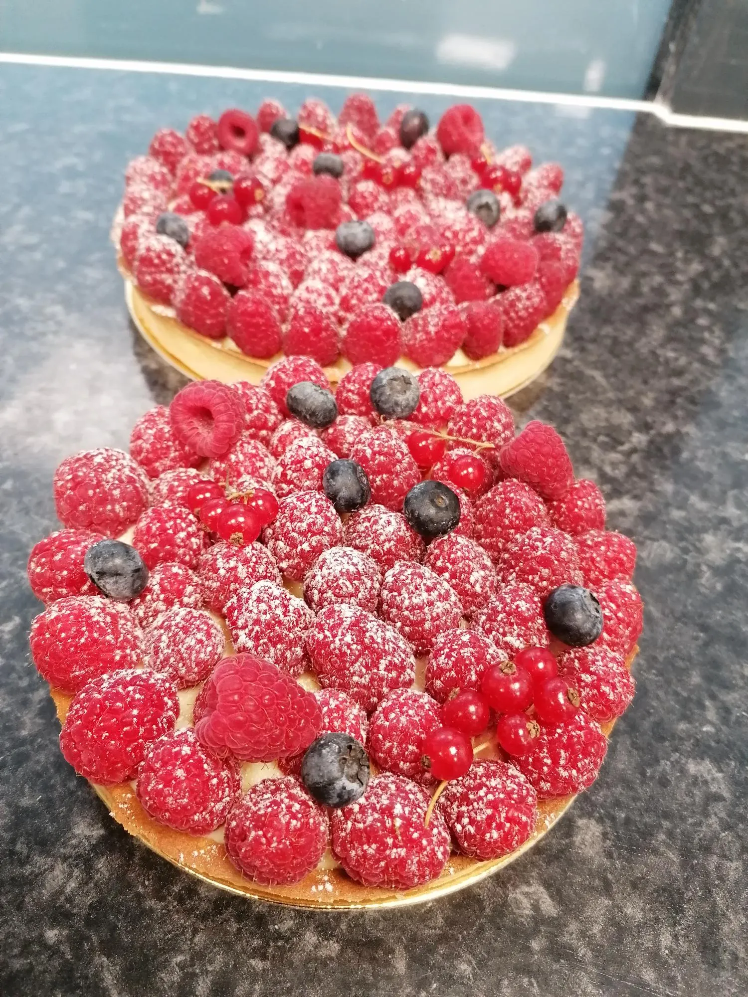 Tartes aux framboises