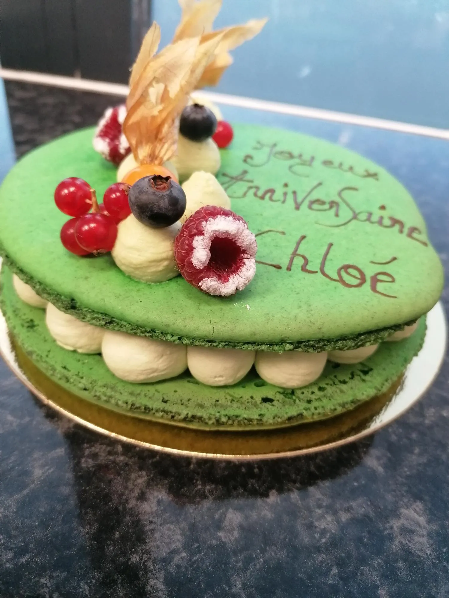 Macarons pistaches